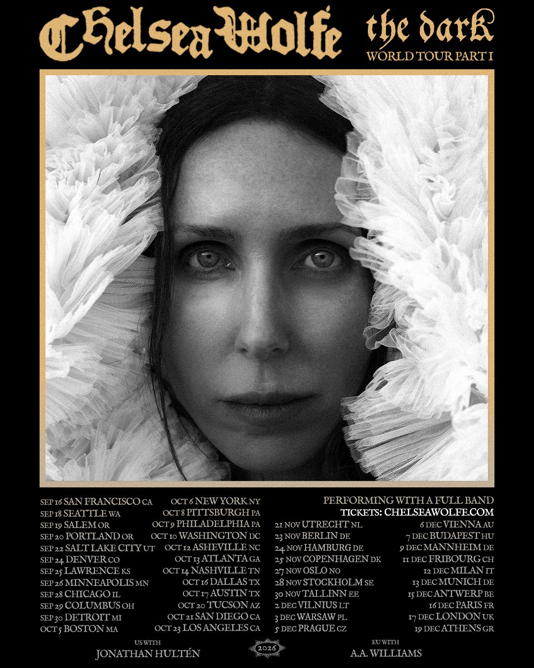 UK & EUROPE WITH CHELSEA WOLFE